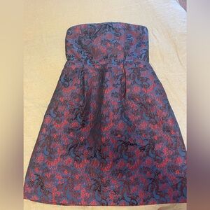 Brocade Anthropologie Semi Formal Dress